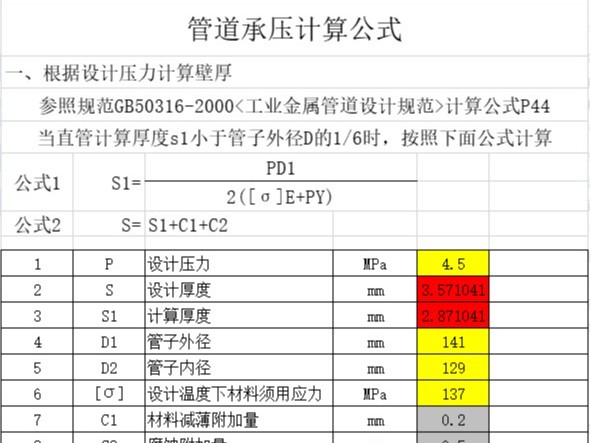 鍍鋅無(wú)縫鋼管承壓是多少，計(jì)算方法及公式解答。